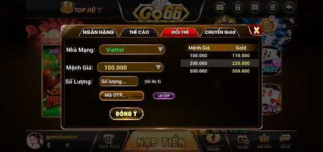 go66 nap rut tien