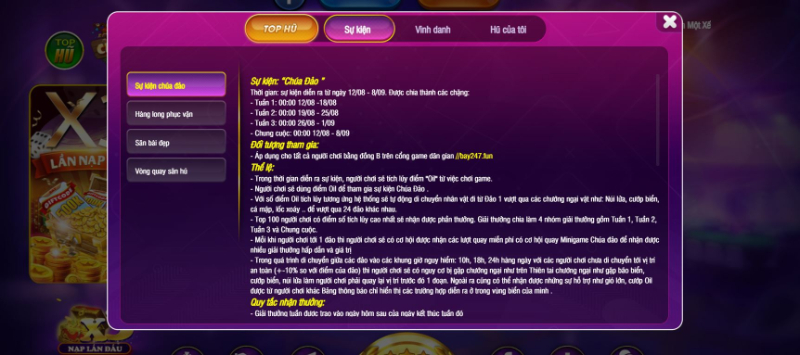 Vô số sự kiện được tổ chức liên tục