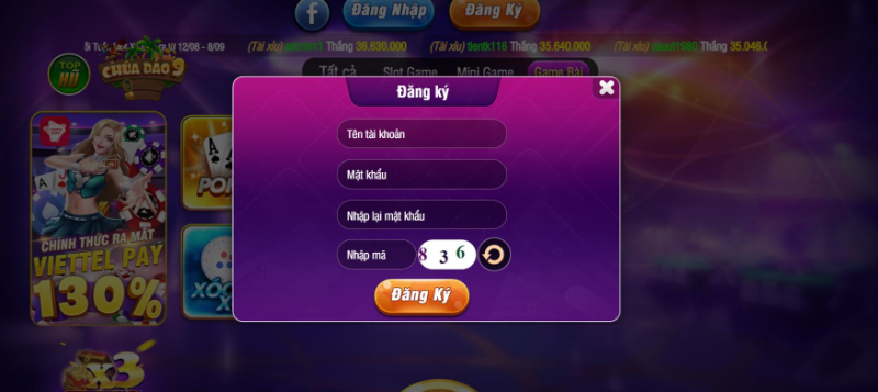 Đăng ký tài khoản để khám phá thế giới trò chơi