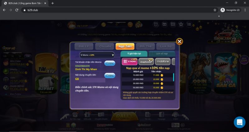 Đa dạng hình thức đổi thưởng chỉ có tại B24 Club