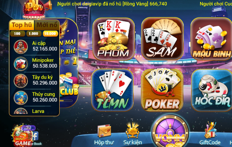 RubVip là cổng game nhận được nhiều sự quan tâm của người chơi