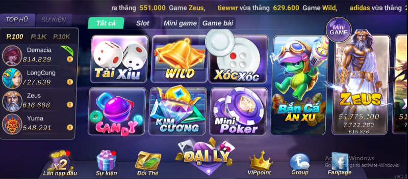 Kho game khổng lồ, đồ sộ thỏa mãn mọi đam mê