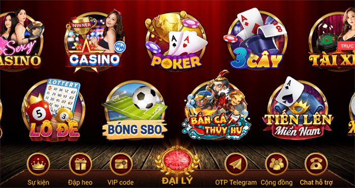 Kho game đa dạng được cập nhật nhiều thể loại khác nhau