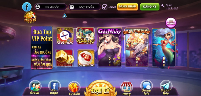 Sau khi nạp tiền hãy họn trò chơi yêu thích và bắt đầu cuộc chiến