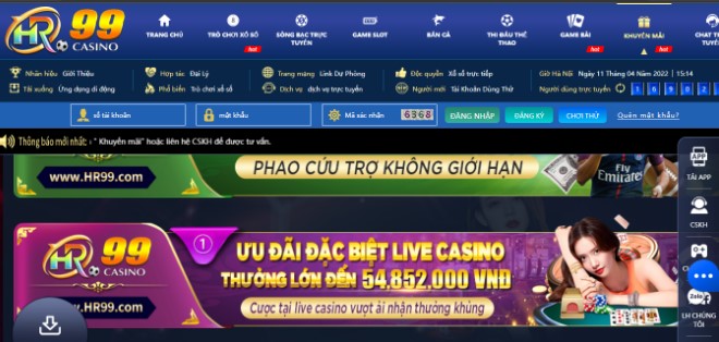 HR99 nhà cái trực tuyến thấp nhất Châu Á