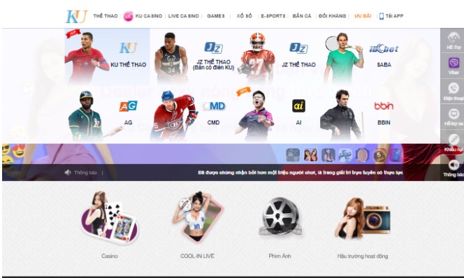 Thế giới trò chơi siêu đa dạng, phong phú kubet