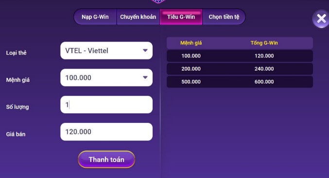 So sánh phương thức nạp thẻ giữa FA88 Club và G365 club
